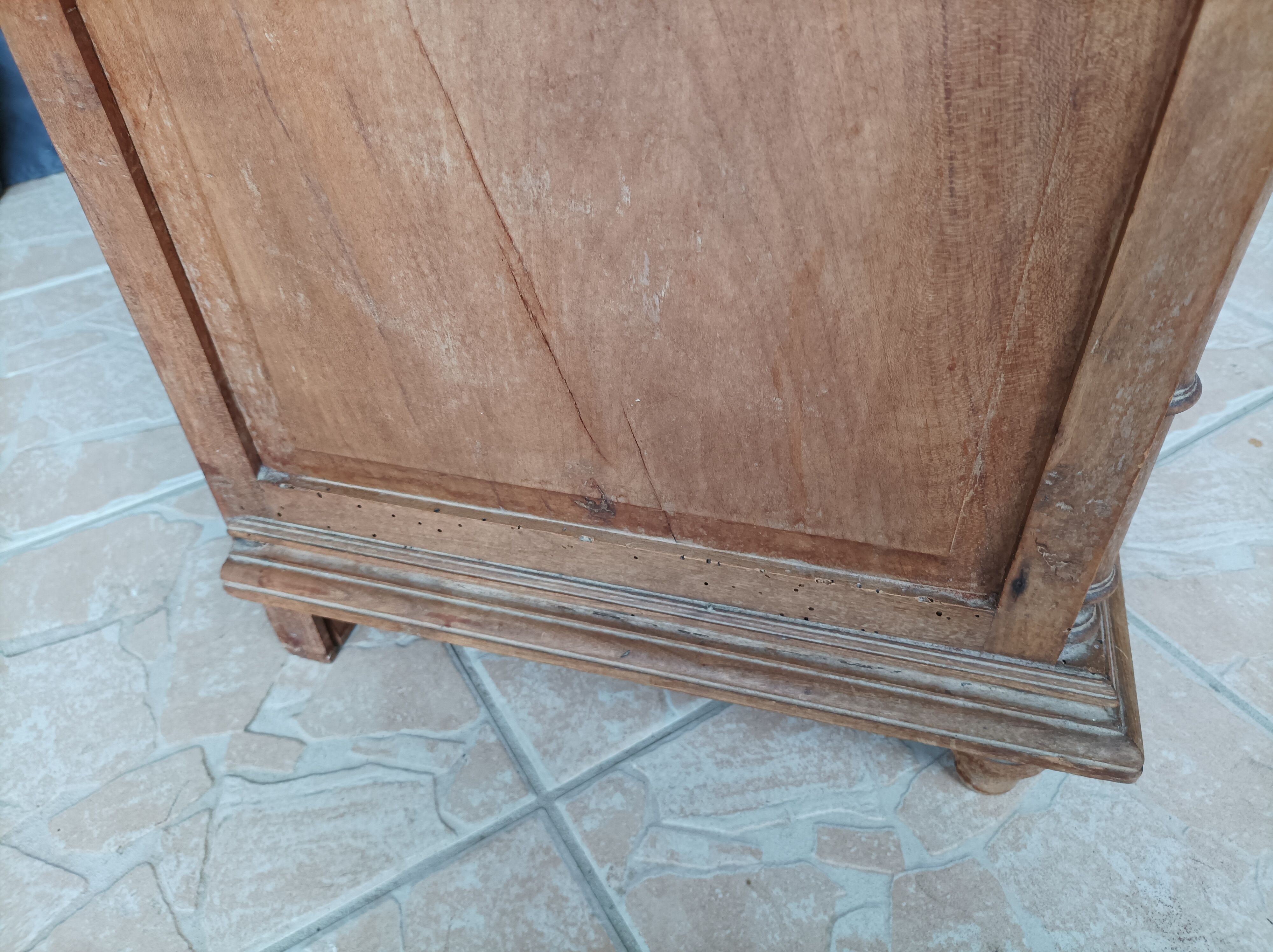 Vintage walnut vanity