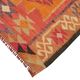 Turkish Handwoven Vintage Herki Kilim 82 cm x 312 cm