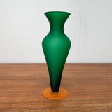 Glass vase from the Italian Satinato series attributed to Carlo Moretti, 1970s.