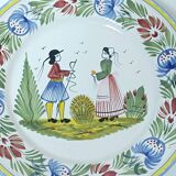 Assiette plate HB Henriot