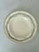 Hollow plate Longwy ironstone polychrome purple and green model L