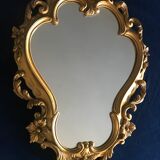 Golden resin mirror