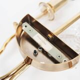 Rare set of Italian crystal 'Swan' wall lights, Italy 1980s