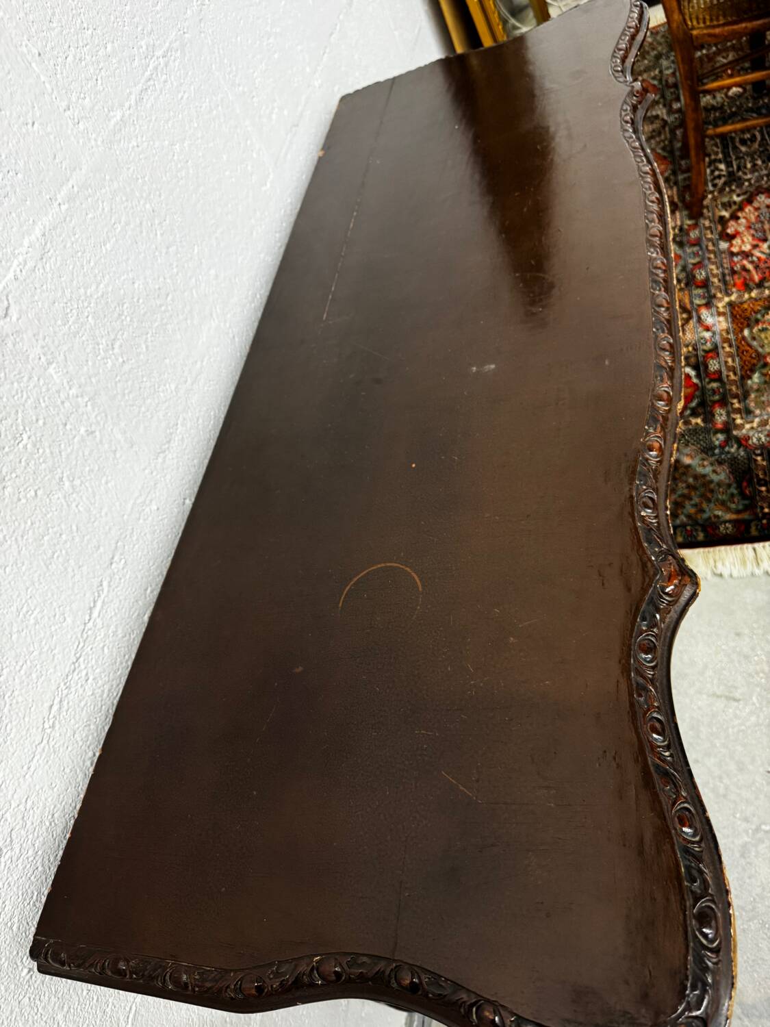 19th-century Louis XVI style wooden console