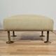 Steiner-Paris, green cloth armchair and ottoman, circa 1950/1960