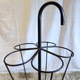 Porte-parapluie en métal noir
