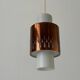 Mid-century brass and glass ceiling light, 1960s, Germany