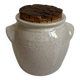 Pot en grès moucheté