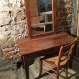 Miroir ancien en merisier 73x55cm