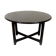Restored Round Wooden Coffee Table, Czechoslovakia, 1970s
