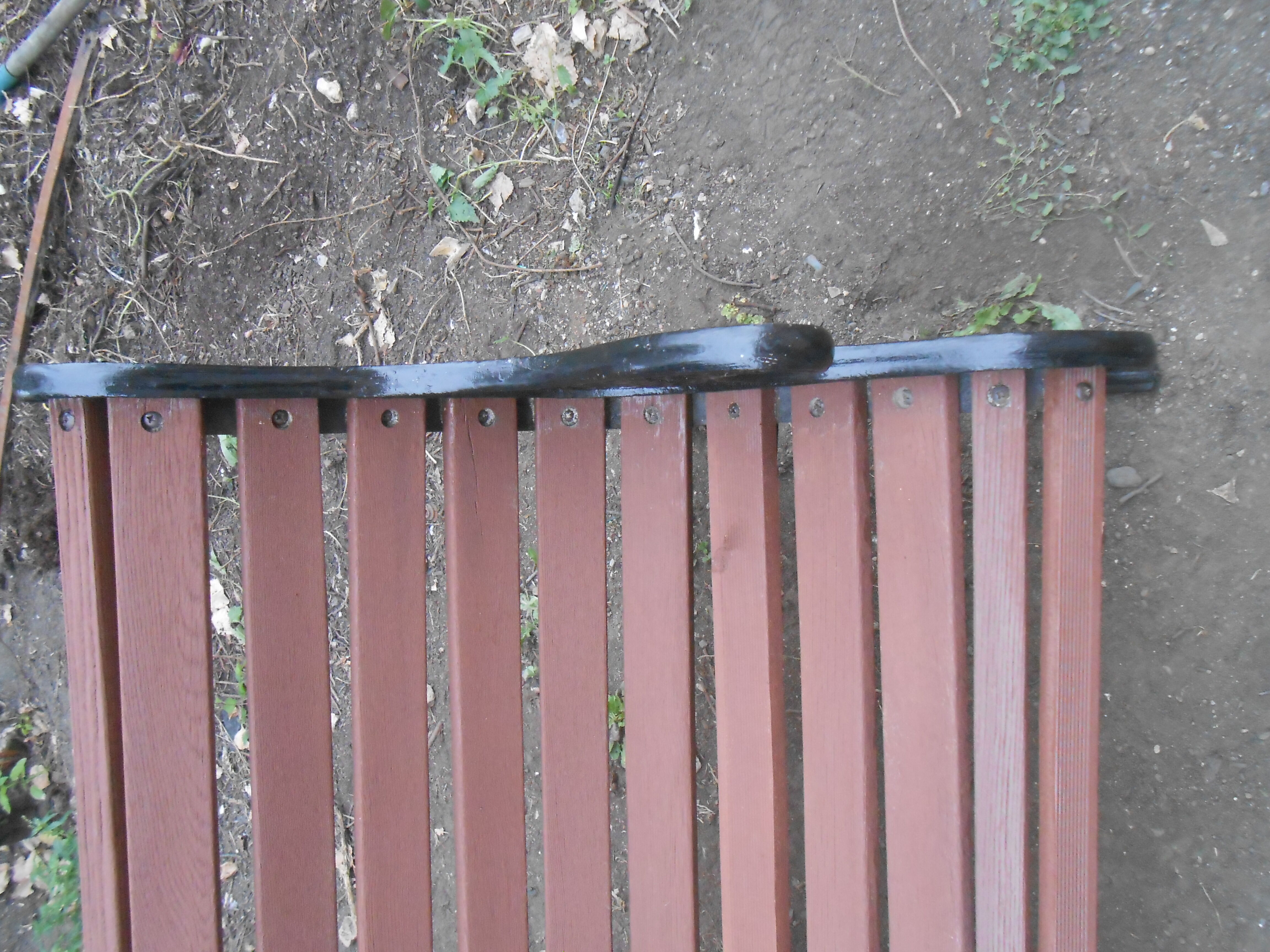 Victorian cast garden bench