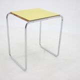 1960s tubular chrome plated side table, czechoslovakia