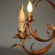 Vintage chandelier with 5 lights attributed to Hans Kögl. 1970s.