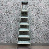 Old patinated stepladder (renovated)