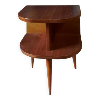 Vintage tripod bedside table