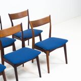 H.P. Hansen Møbelindustri set of eight rosewood dining chairs