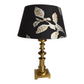 Vintage brass table lamp from the 1950s.