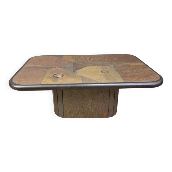 Table basse attribuée à Paul Kingma, années 1980.