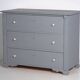 Antique silver-grey chest of drawers (c.1900) #18