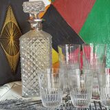 Nine vintage glasses of cider 40s