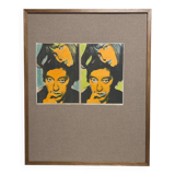 Framed vintage photograph