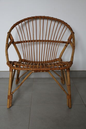Adult rattan armchair 1960