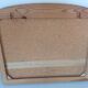 Two-tone bathroom mirror with its tablet, vintage 50s/60s