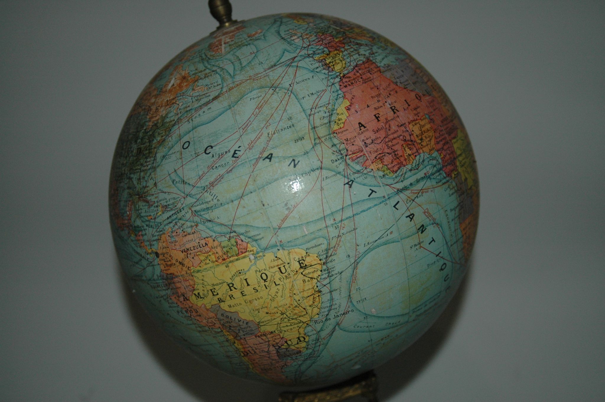 Globe terrestre mappemonde George Philip London 1962  Taride design 60's