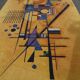 Decorative rug Kandinsky vintage abstract art 285 x 200 cm