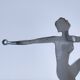 Metal jewelry holder Art Deco style bathroom decor