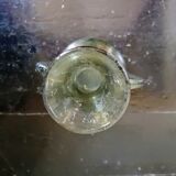 Vintage Frosted Murano Glass Amphora Vase