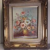 Flower bouquet painting