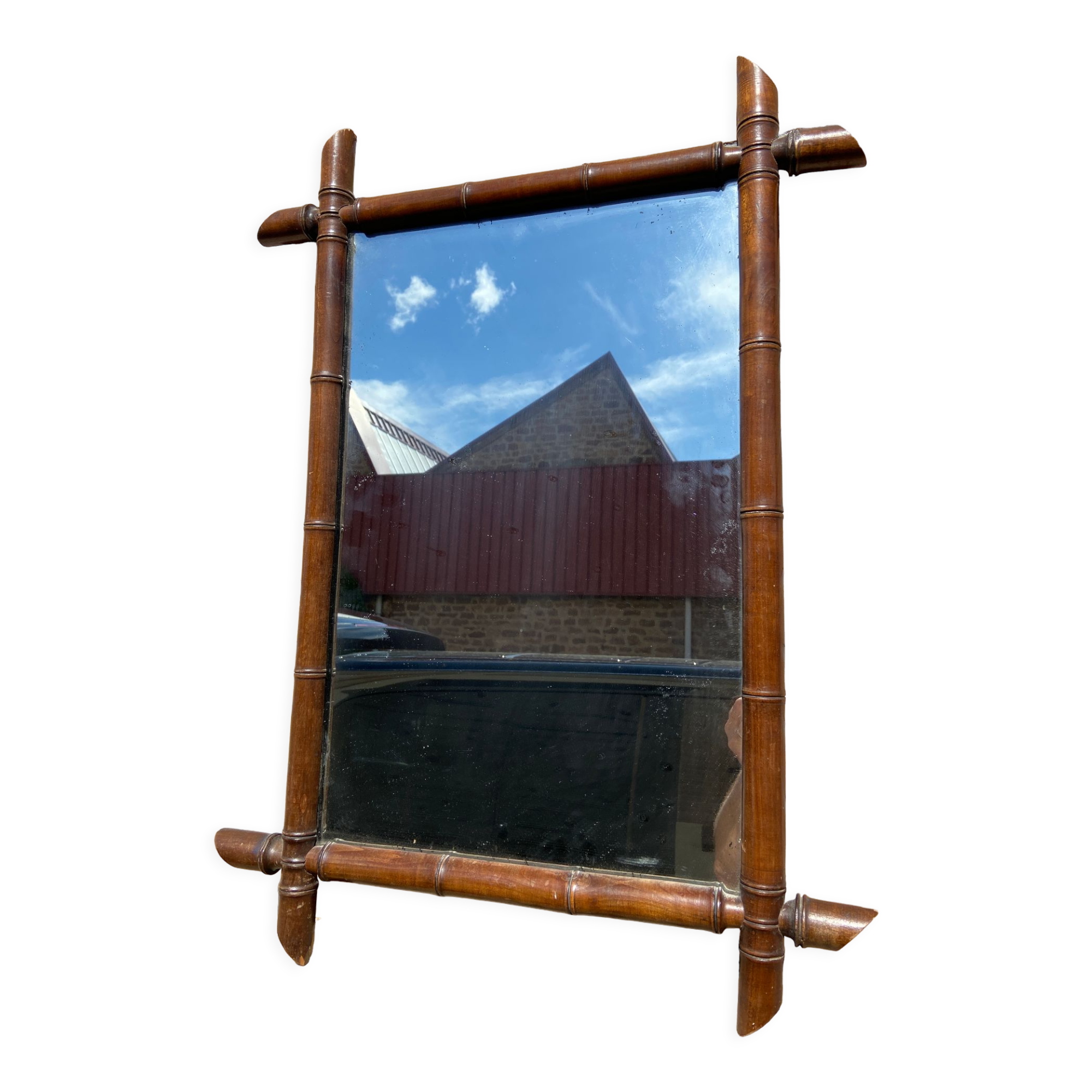 Mirror mirror vintage style faux bamboo 20s