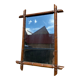 Mirror mirror vintage style faux bamboo 20s
