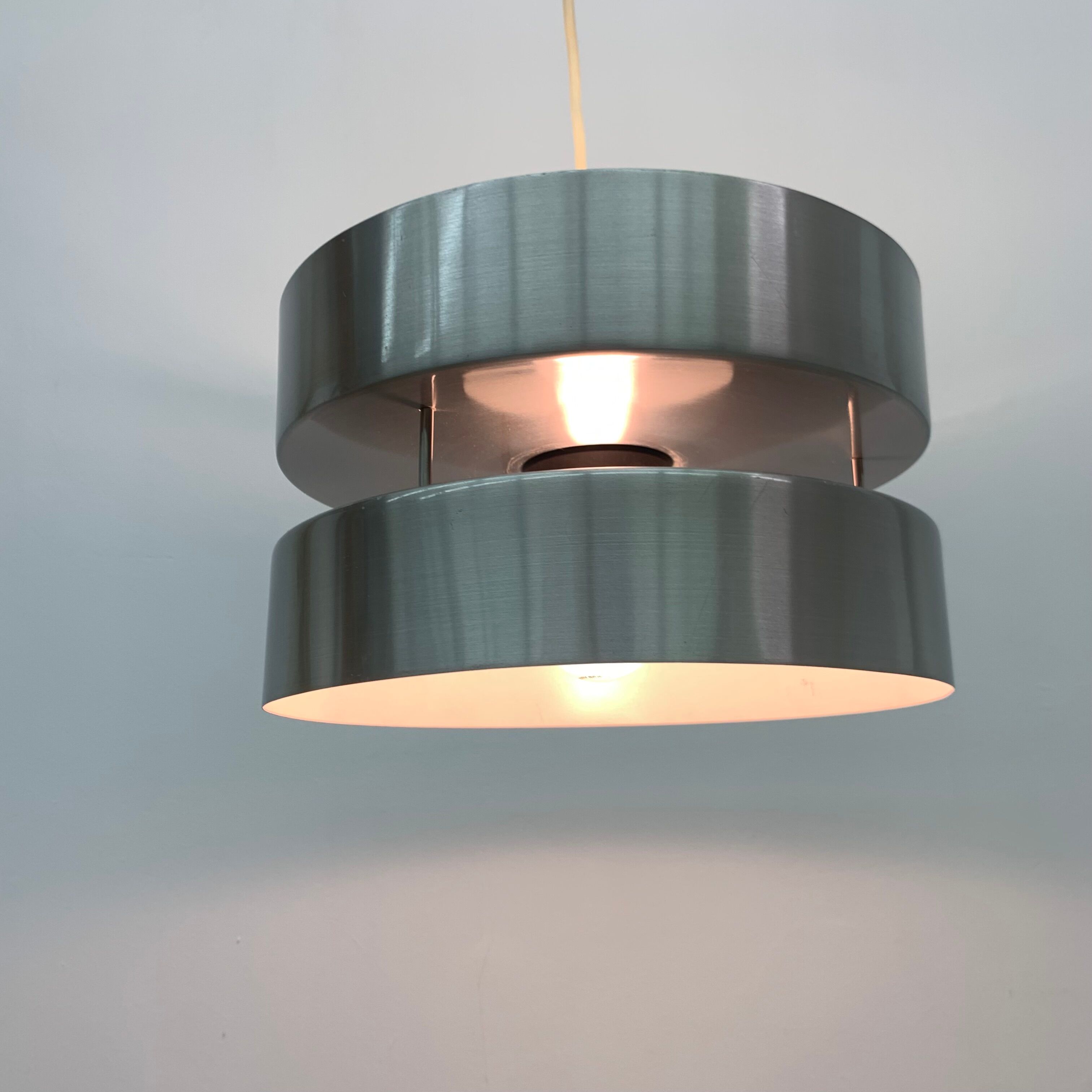 Hanging lamp aluminium design , 1960