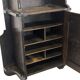 Art Deco hanging cabinet, wall cabinet, 1920s oak design