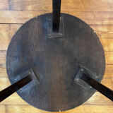 Table d'appoint en bois trépied