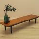 Teak sideboard, low Danish console, 1970s