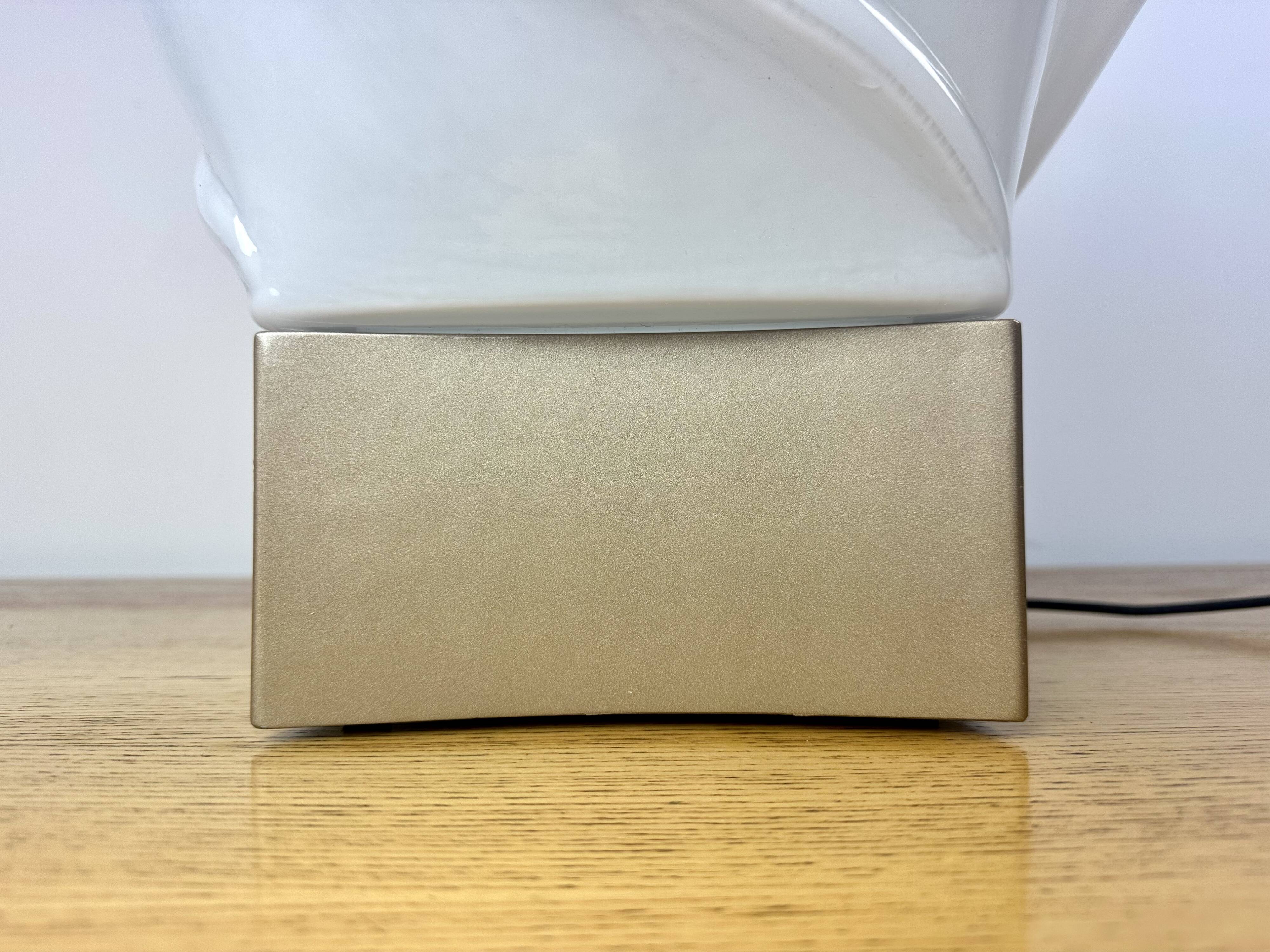 Murano blown glass lamp by Leucos 1970s