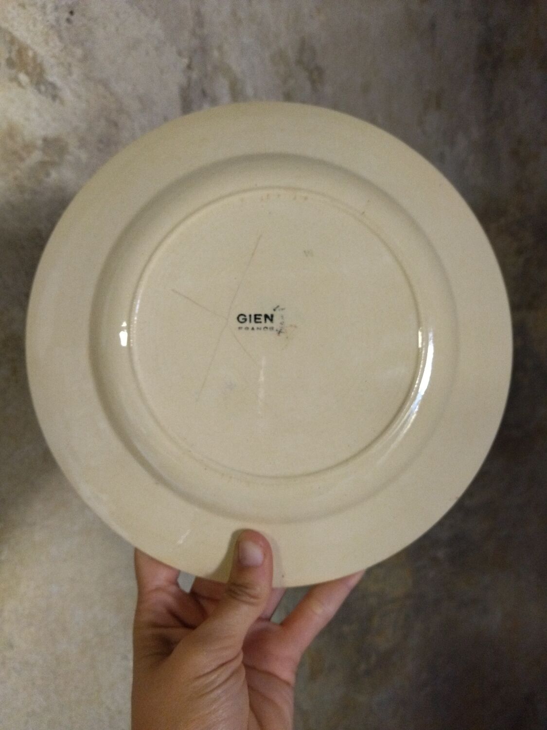Gien floral plates