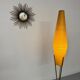Antique brass and fiber amphora floor lamp from the 60s vintage design