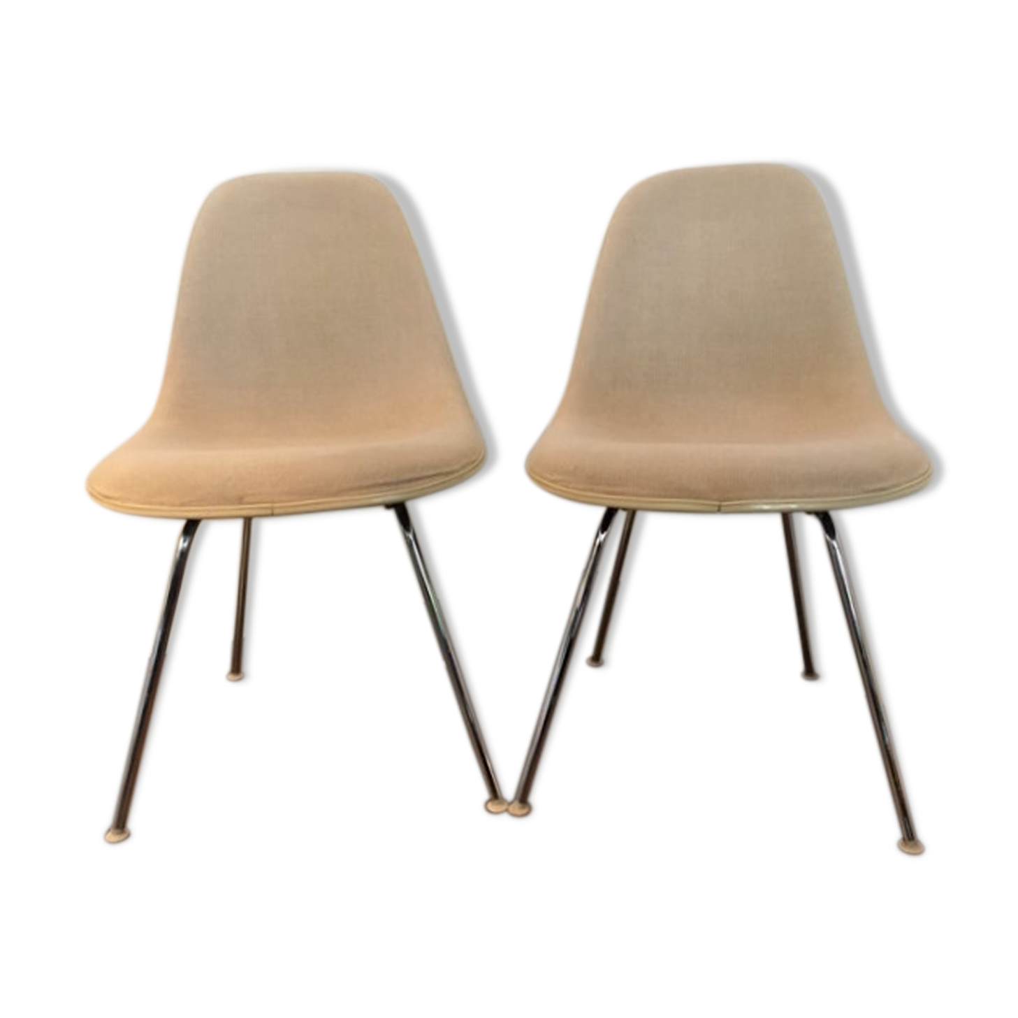 Chaises dsx fibre & hopsak Charles & Ray Eames pour Herman Miller 1972