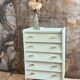 1940s green Luxembourg chest of drawers