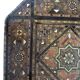 Box or box has jewelry in oriental marquetry. Colonial period around 1950 .