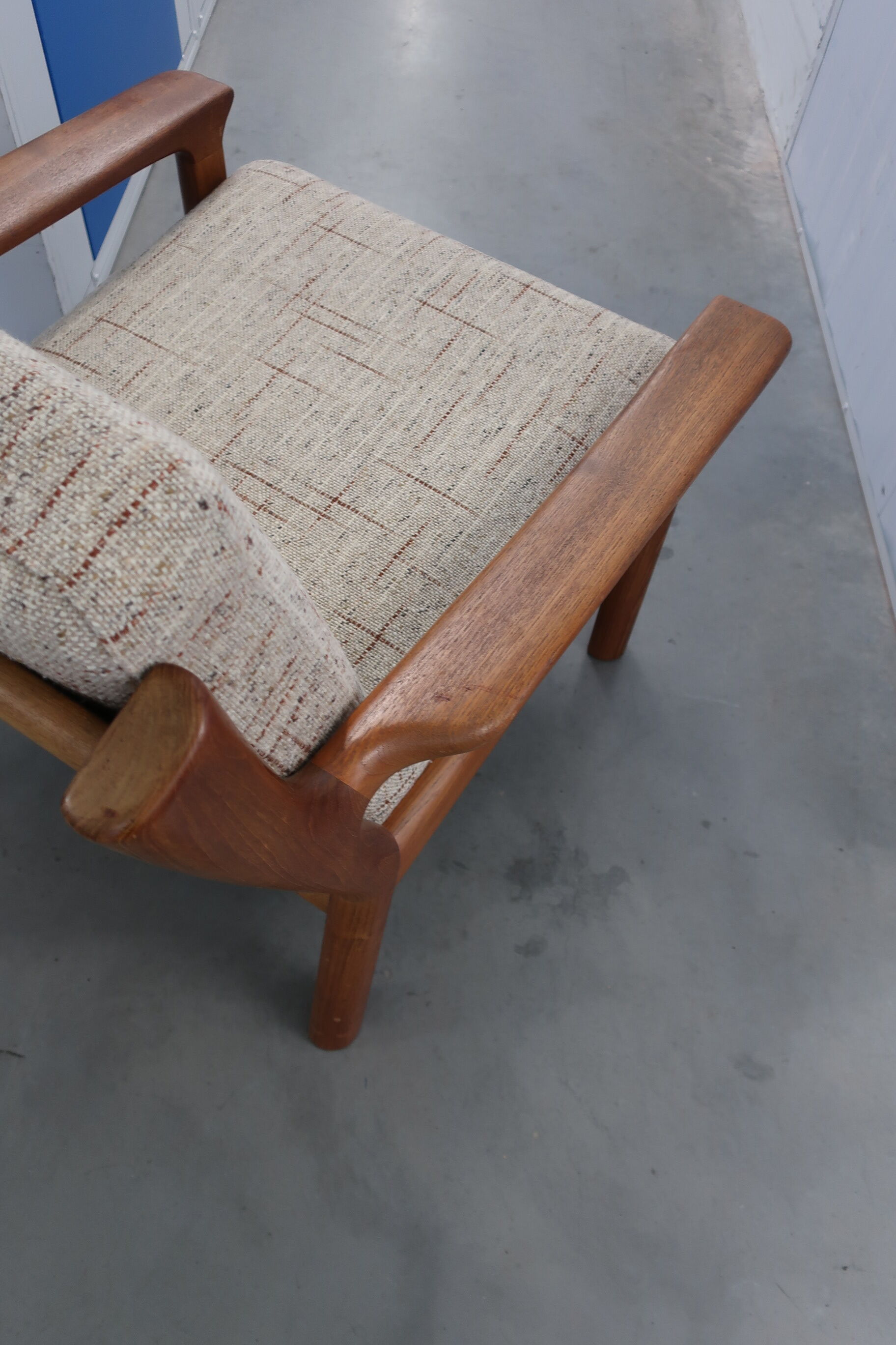 Pair of danish armchairs from the 60s in teak
