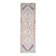 Vintage Turkish Hand-Knotted Wool Cotton Pink Runner Rug 84x281
