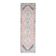 Vintage Turkish Hand-Knotted Wool Cotton Pink Runner Rug 84x281