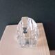 2 duck-shaped crystal salt cellars