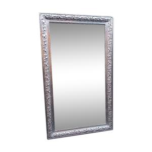 Miroir ancien argenté