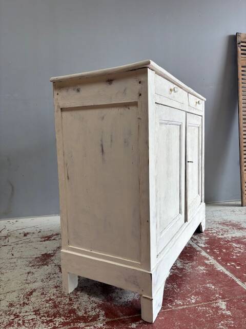 pretty Parisian sideboard with its white patina